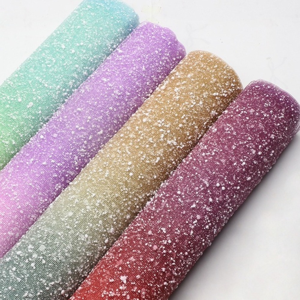 The Florist Supply - Gradient Snow Dot Yarn Mesh Paper