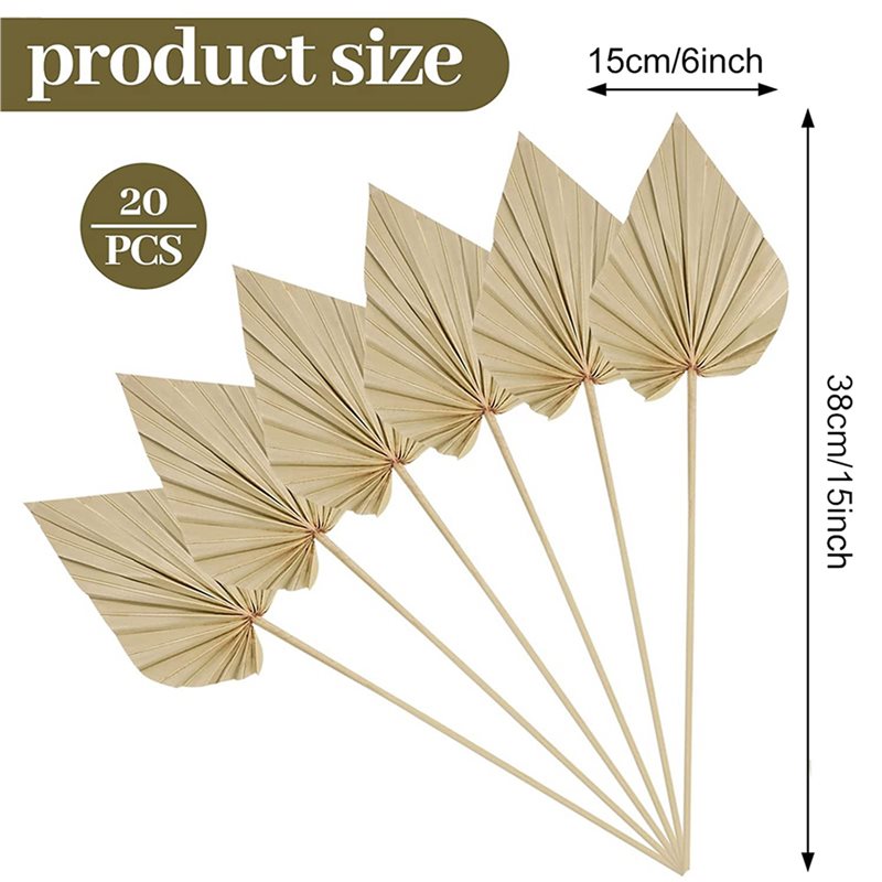 80Pcs Boho Dried Palm Spears L - Palm Leaf Dried review and price