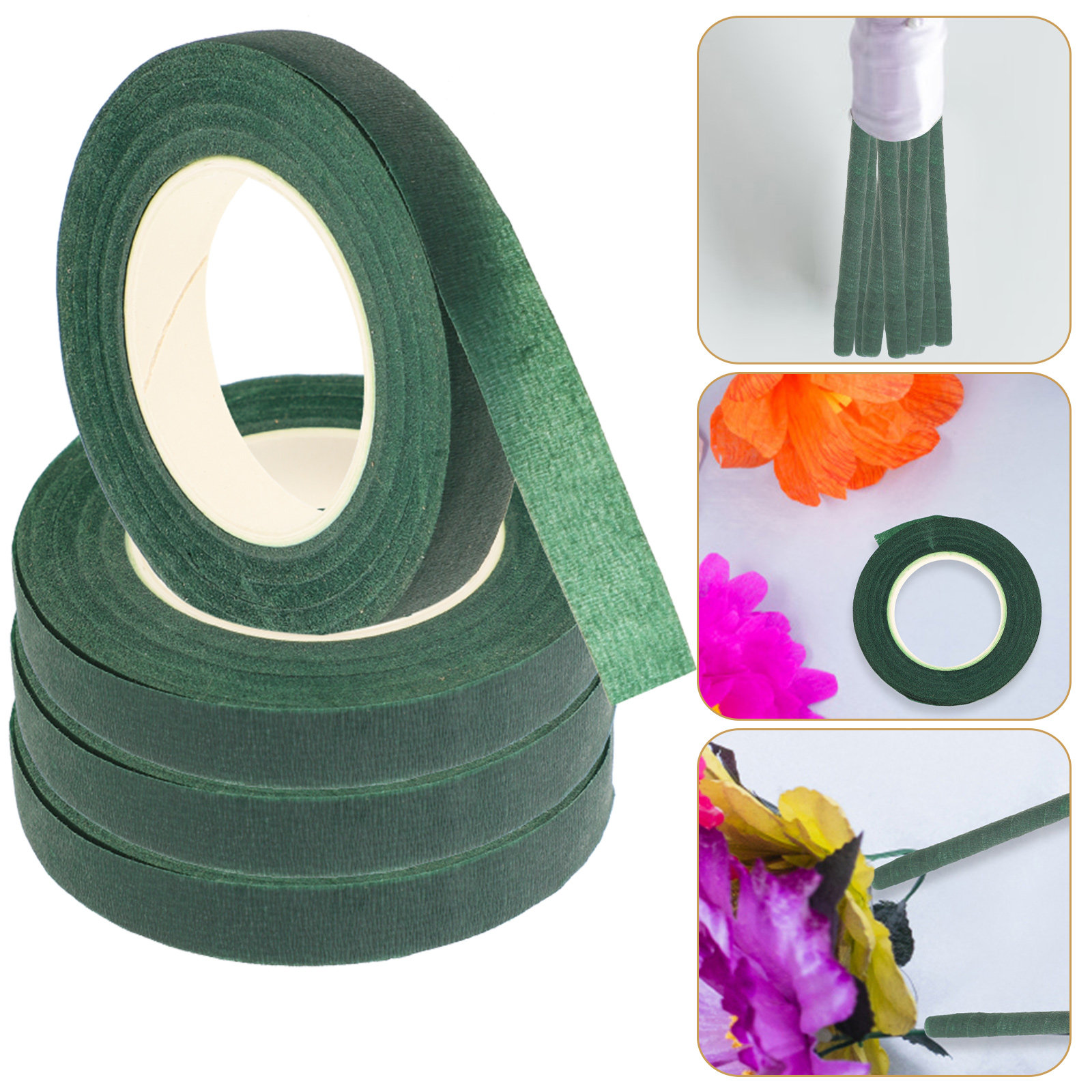 4Pcs Green Floral Tape Stretch - The Florist Supply review and price