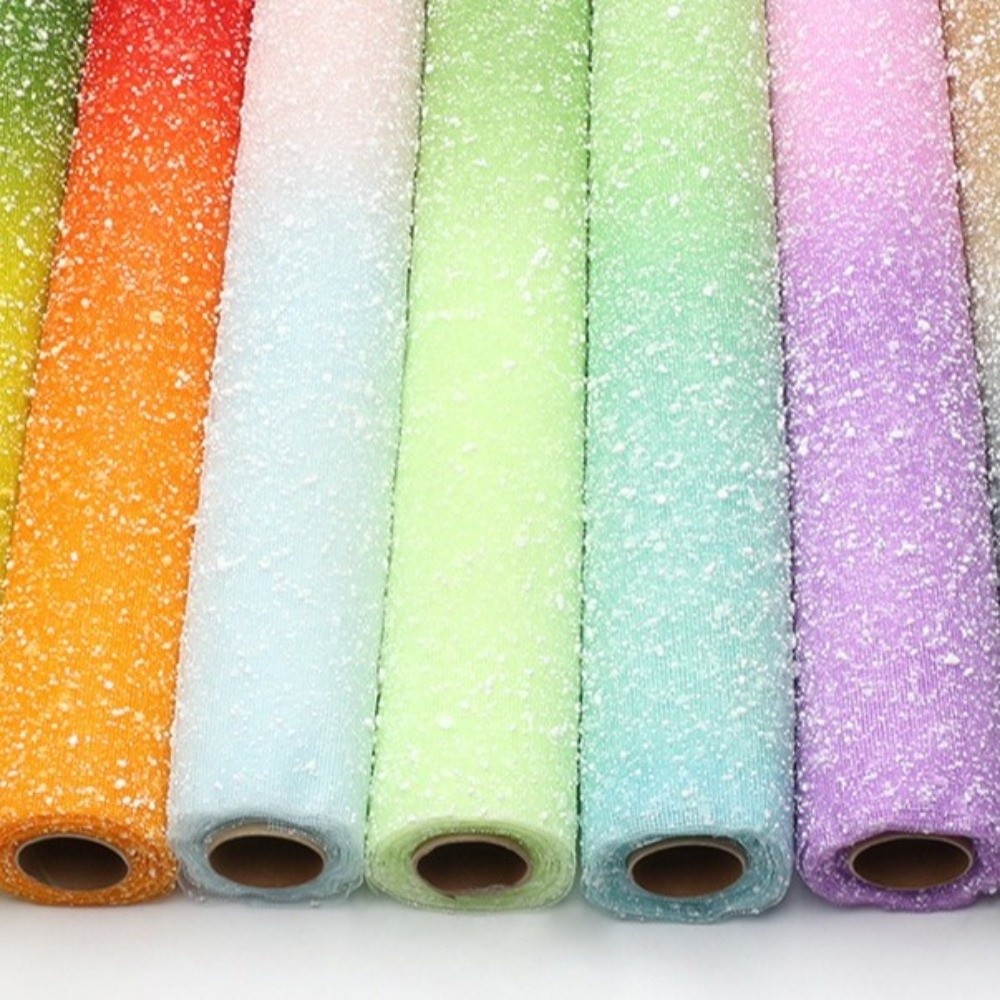 Gradient Snow Dot Yarn Mesh Pa - The Florist Supply review and price